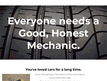 Tablet Screenshot of goodhonestmechanic.com